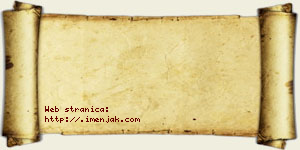 Tamara Budalić vizit kartica